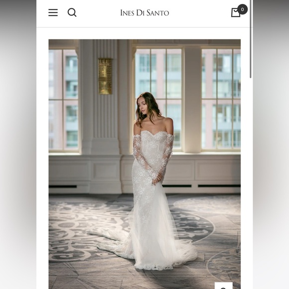 Ines di Santo Chiara wedding gown